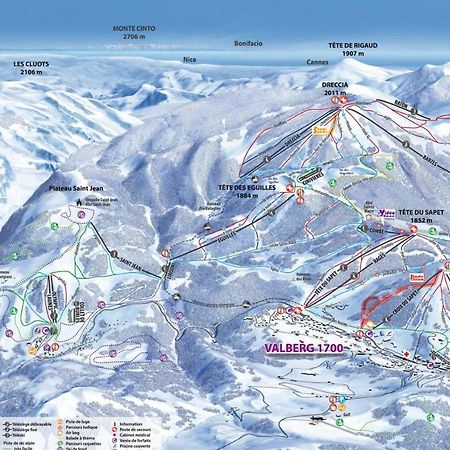 2 Room Apartment In The Center Close To The Slopes Valberg Exterior photo